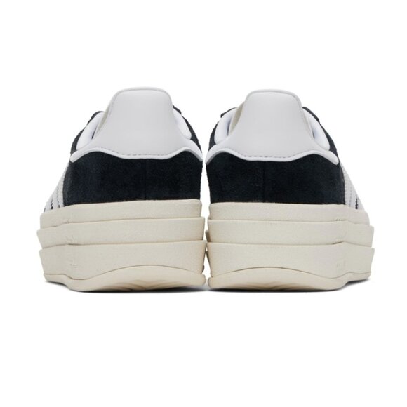 ADIDAS ORIGINALS Black Gazelle Bold Platform Sneakers - Picture 2 of 10